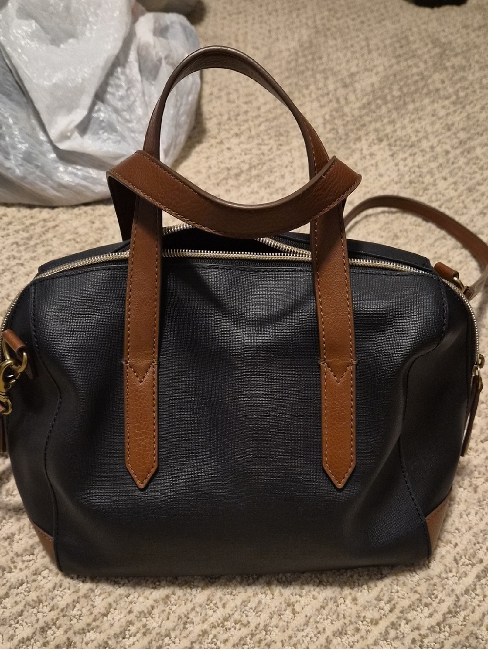 Fossil Sydney Satchel Crossbody Handbag